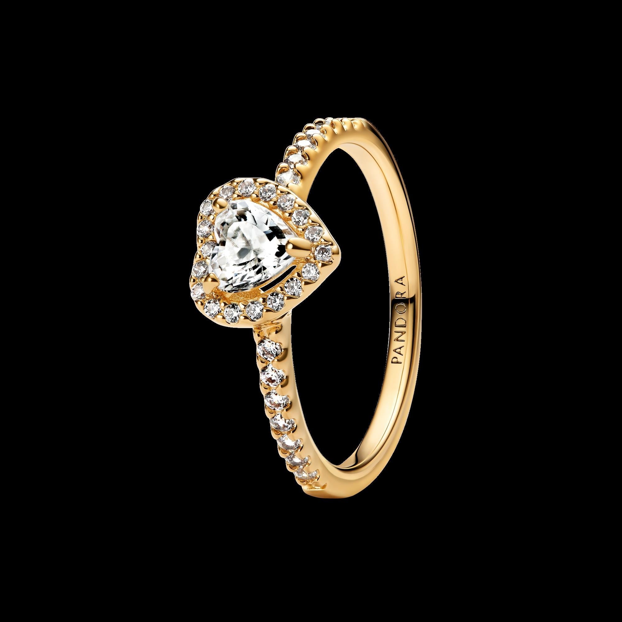 Elevated Heart Ring