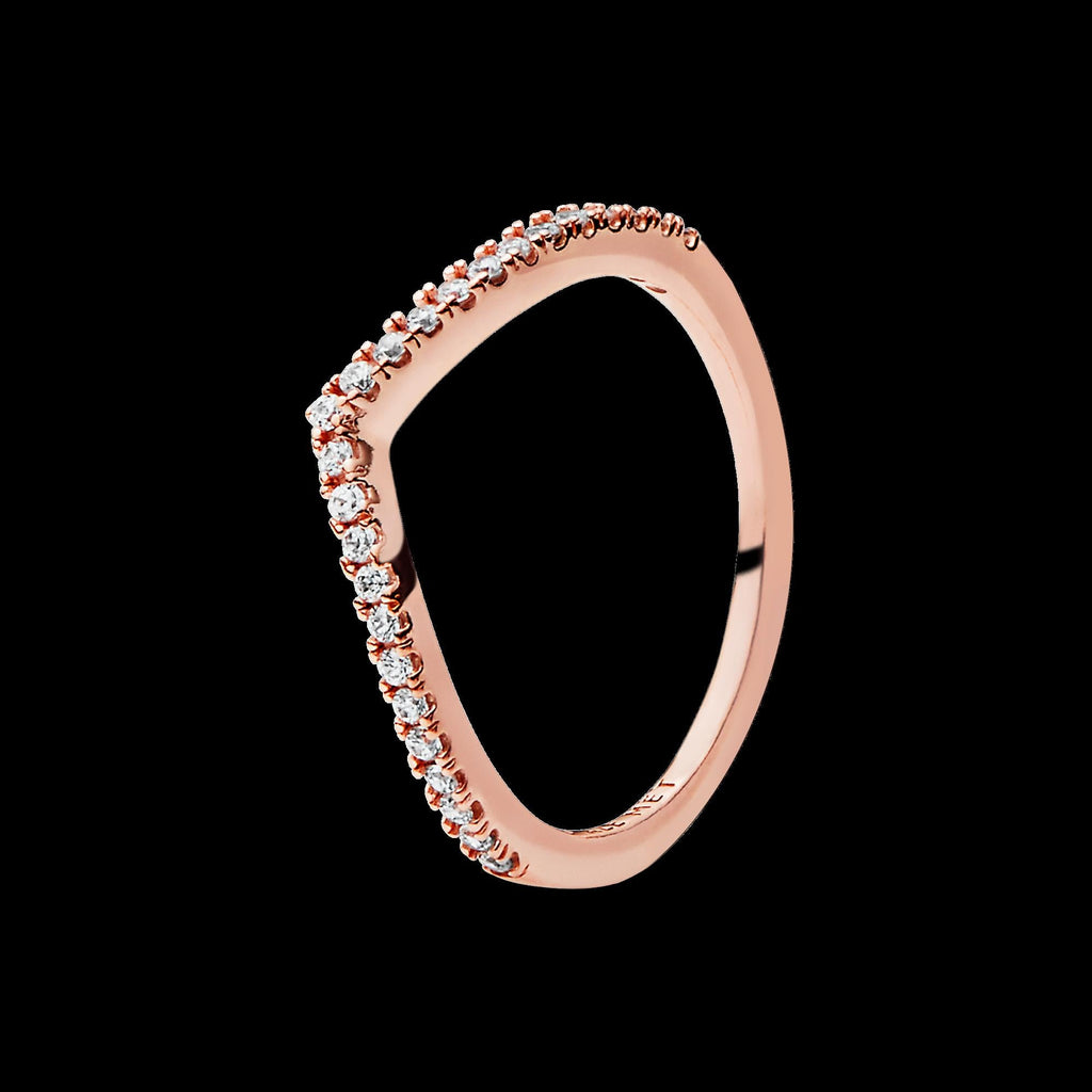 Sparkling Elevated Heart Ring
