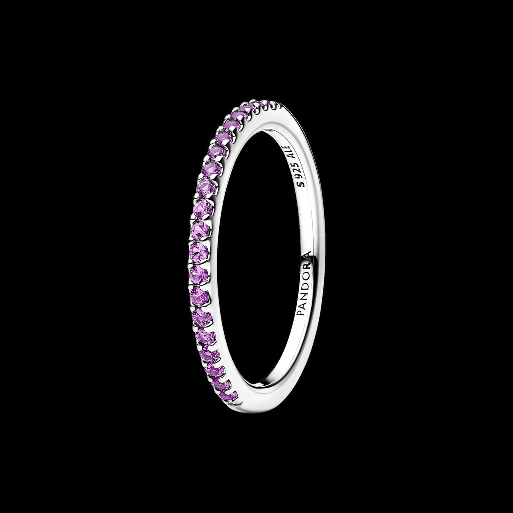 Sparkling Pink Bow Ring