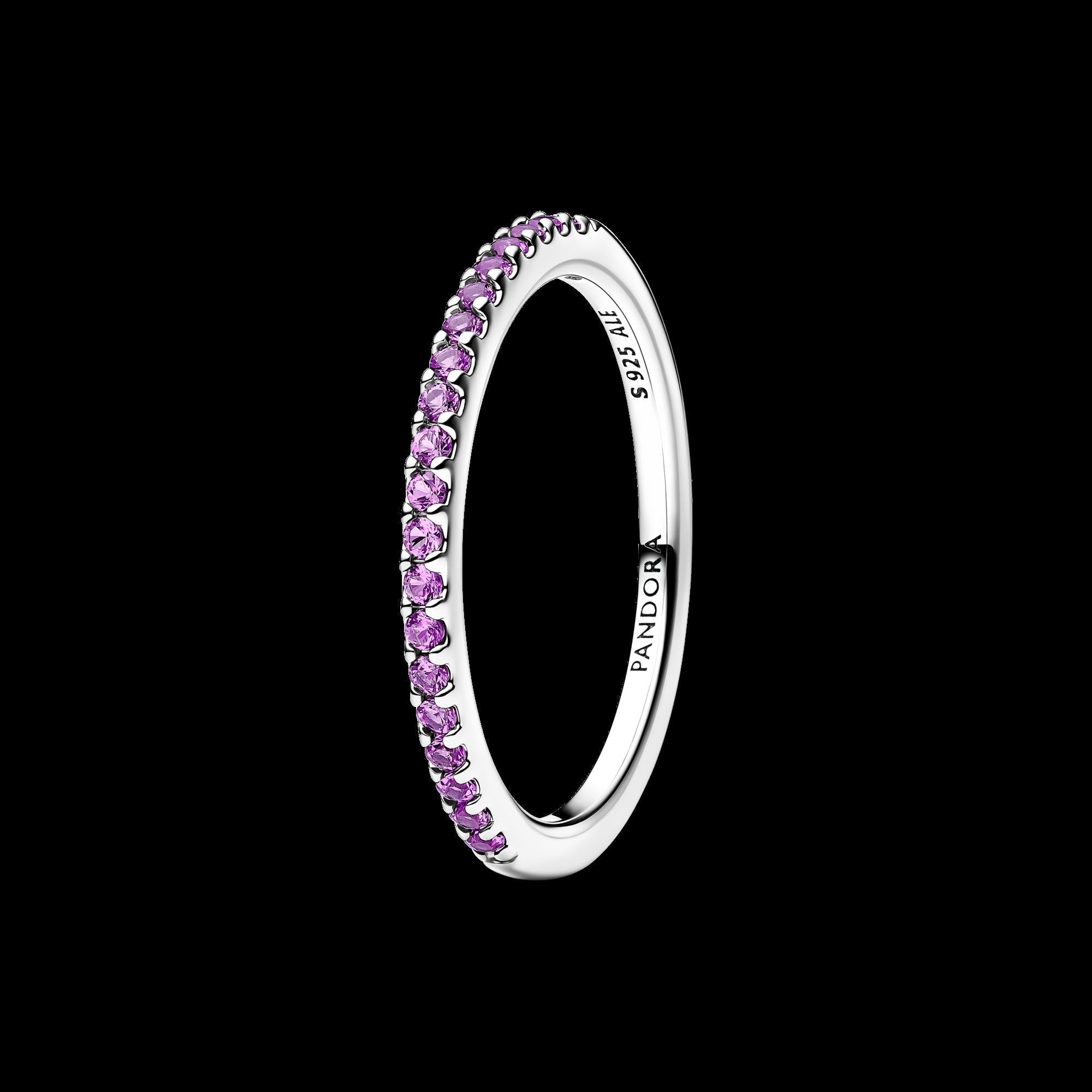 Sparkling Pink Bow Ring