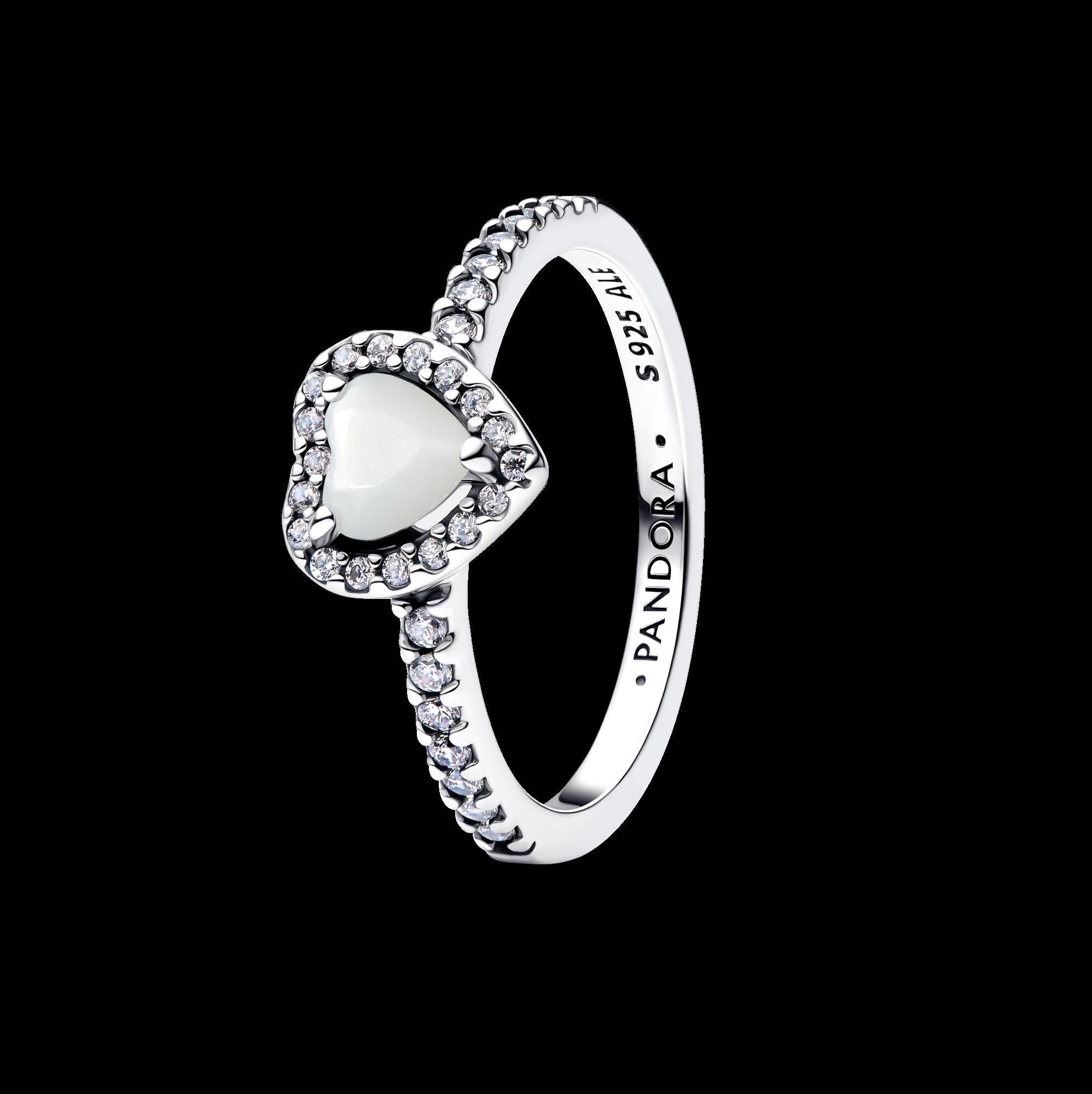 Elevated Heart Ring