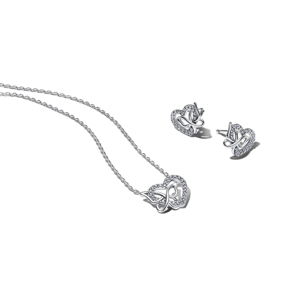 Elevated Heart Stud Earrings