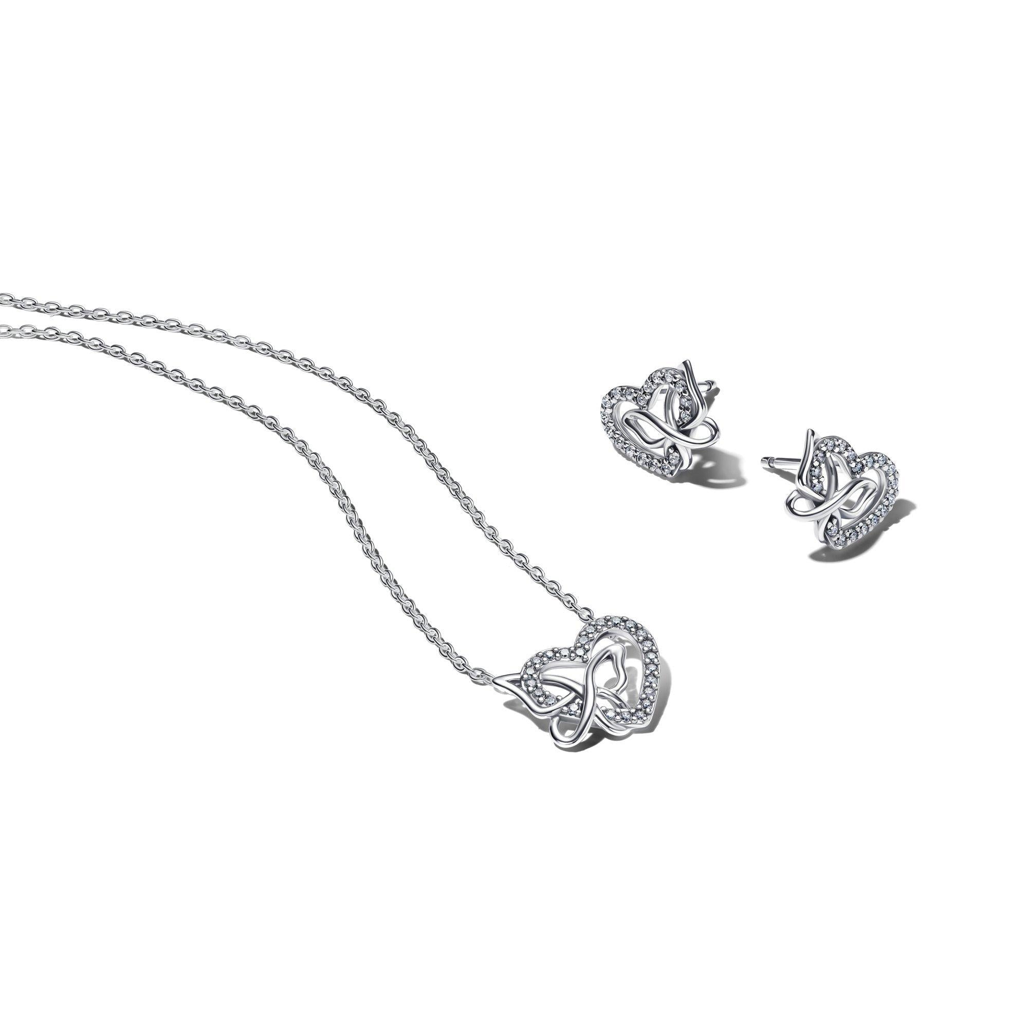 Elevated Heart Stud Earrings