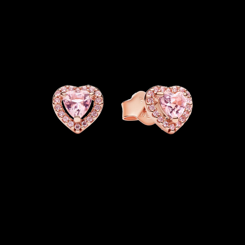 Sparkling Elevated Heart Ring