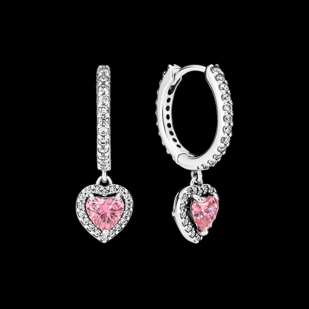 Elevated Heart Stud Earrings