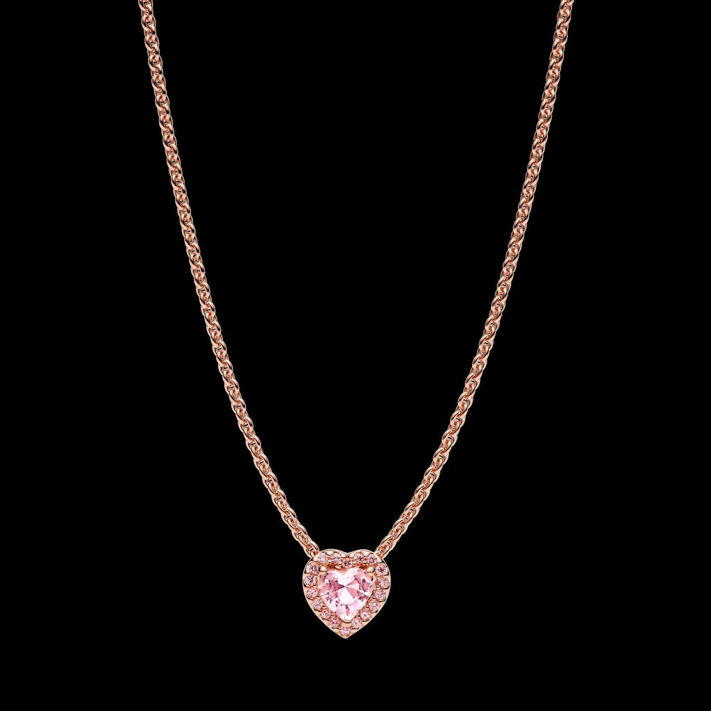 Sparkling Elevated Heart Ring