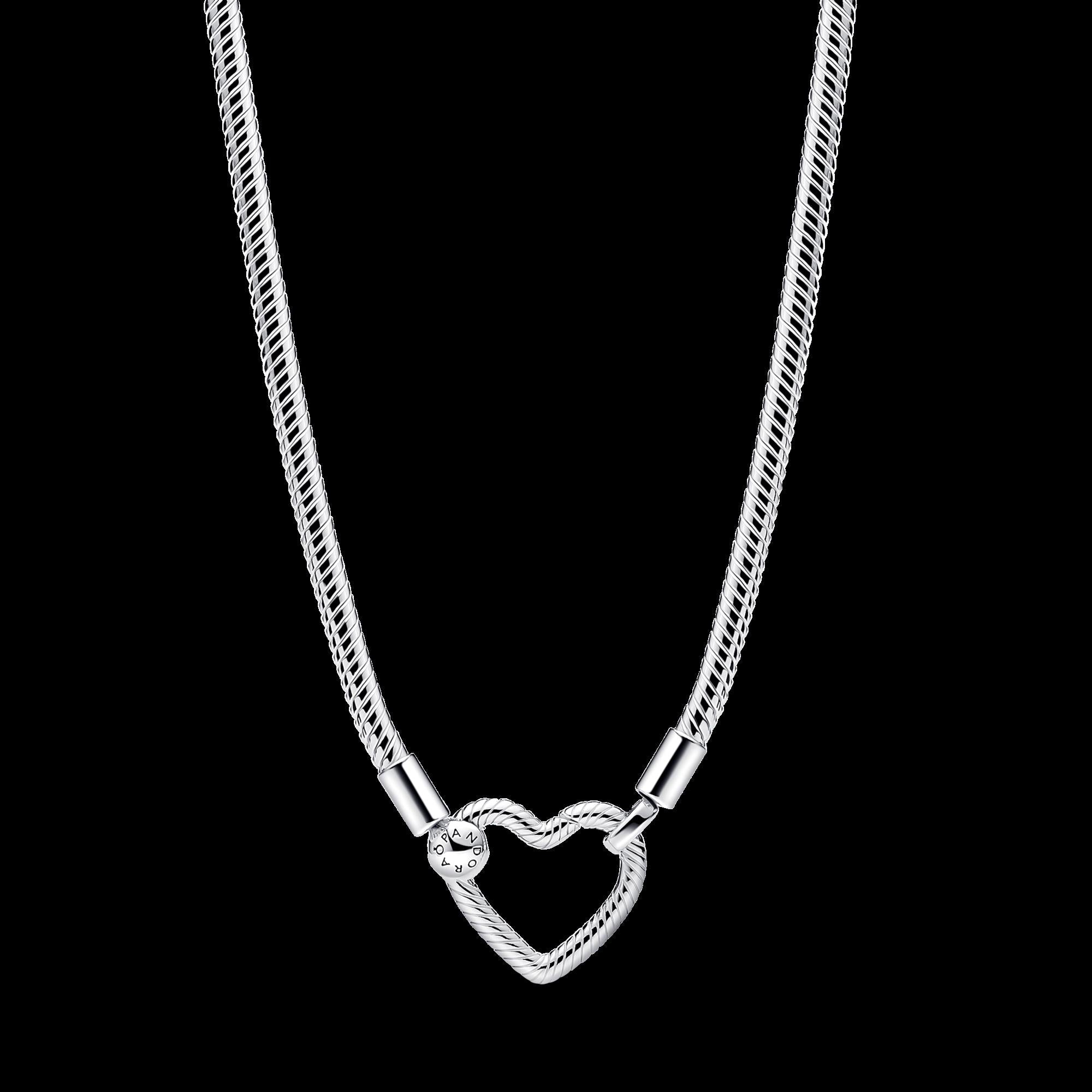 Sparkling Infinity Heart Collier Necklace