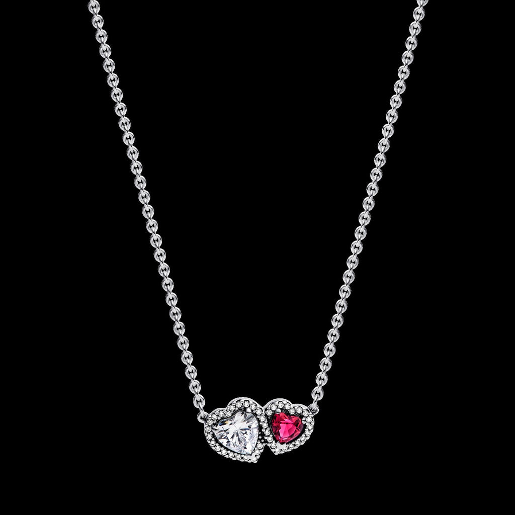 Sparkling Wishbone Heart Ring