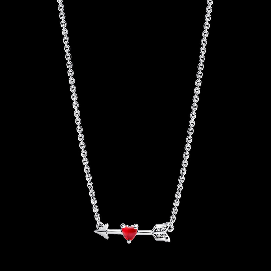 Sparkling Infinity Heart Collier Necklace