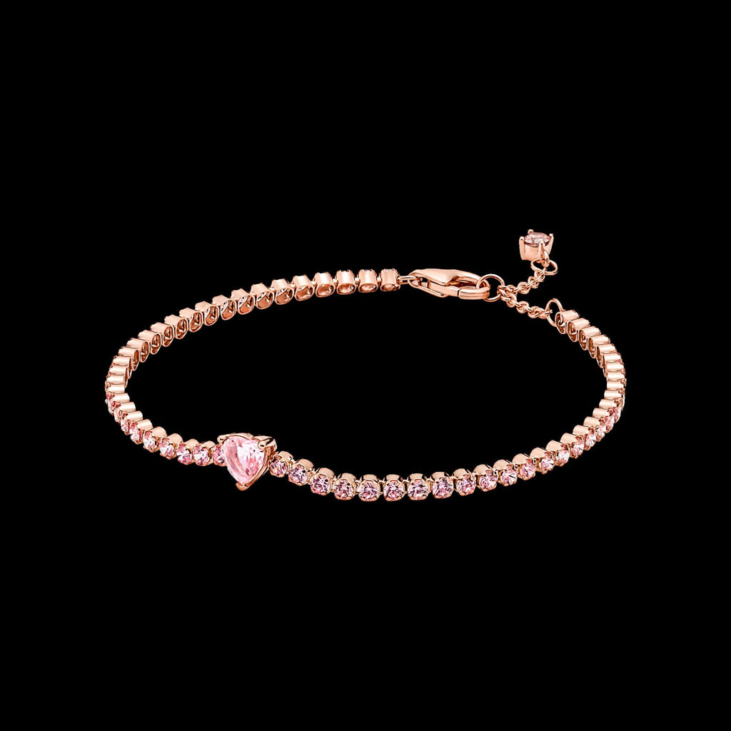 Sparkling Elevated Heart Ring