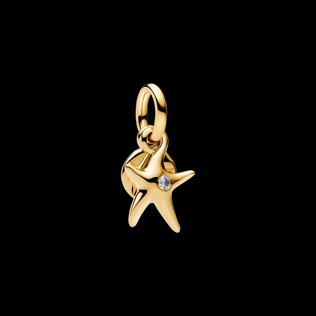 Treated Freshwater Cultured Baroque Pearl Mouse Dangle Charm