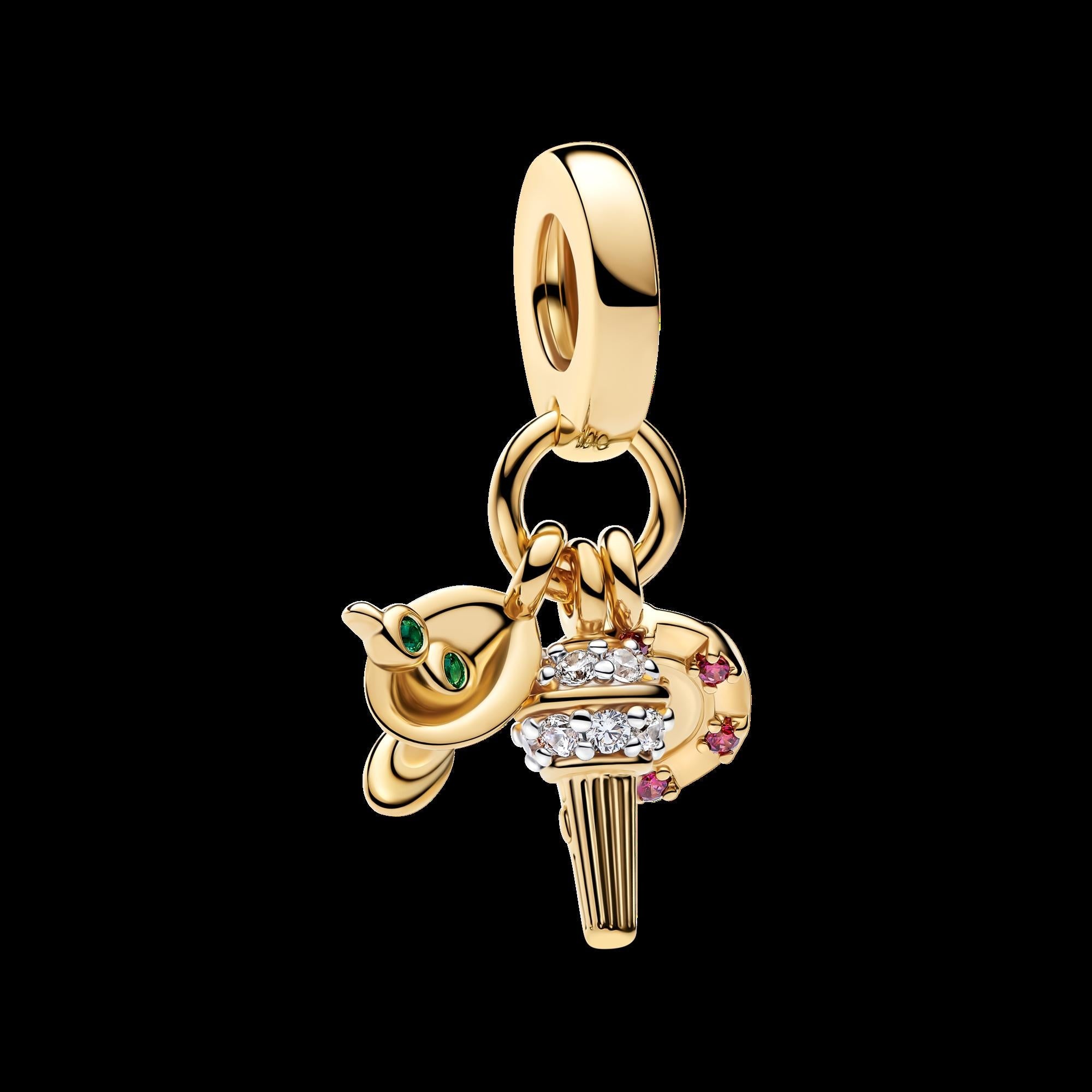 Treated Freshwater Cultured Baroque Pearl Submarine Dangle Charm